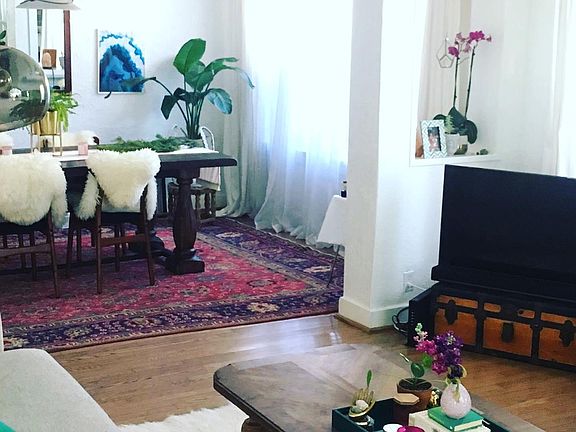 Living room and Dining room