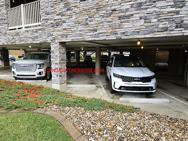 Underneath garage