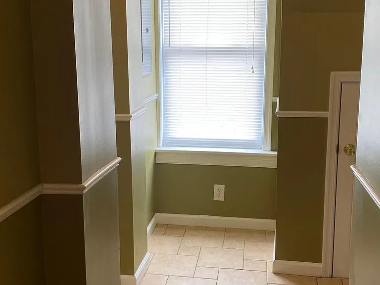 Tile hallway.