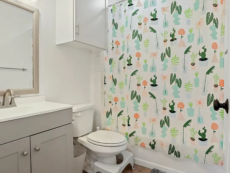 Hallway bathroom