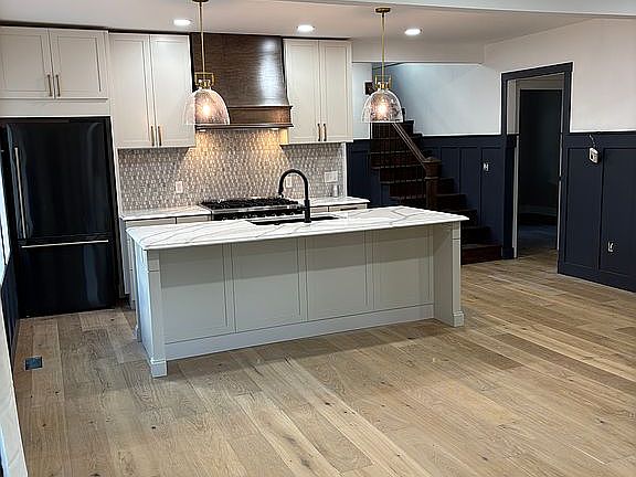 Open concept kitchen