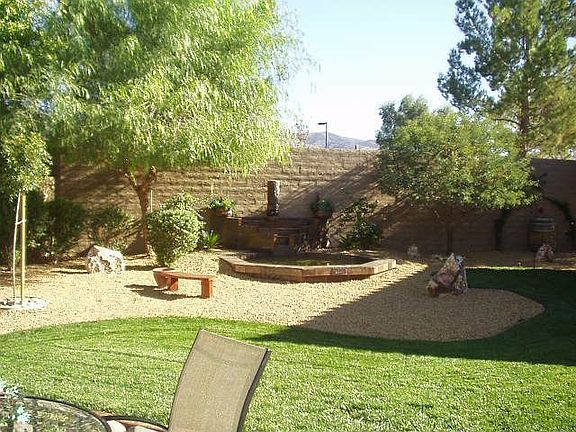 PARK-LIKE BACKYARD SETTING