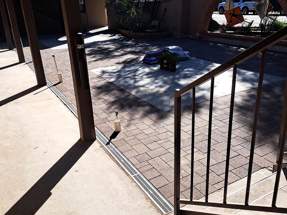 Newly renovated courtyard
