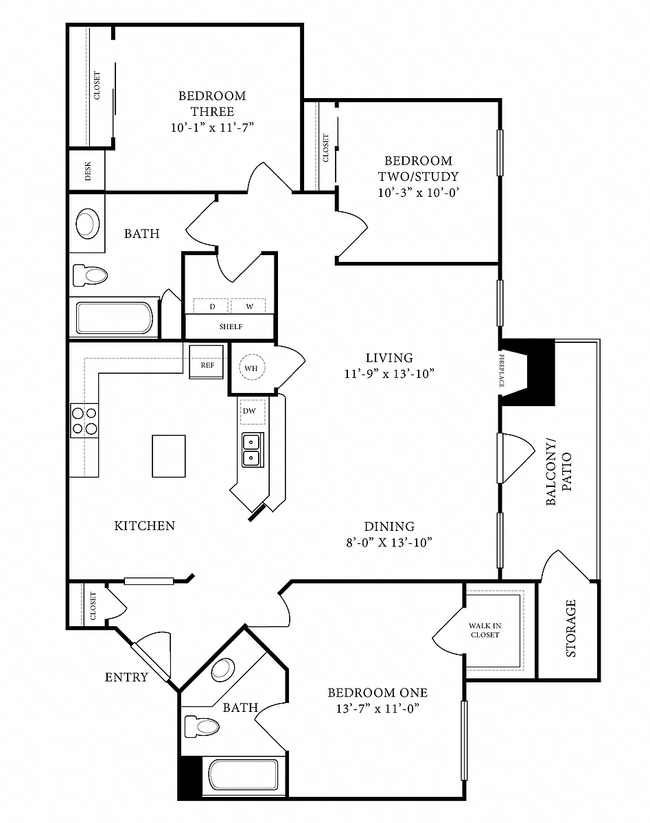 Floor plan C1