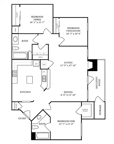 Floor plan C1