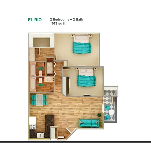 Floor plan 2X2