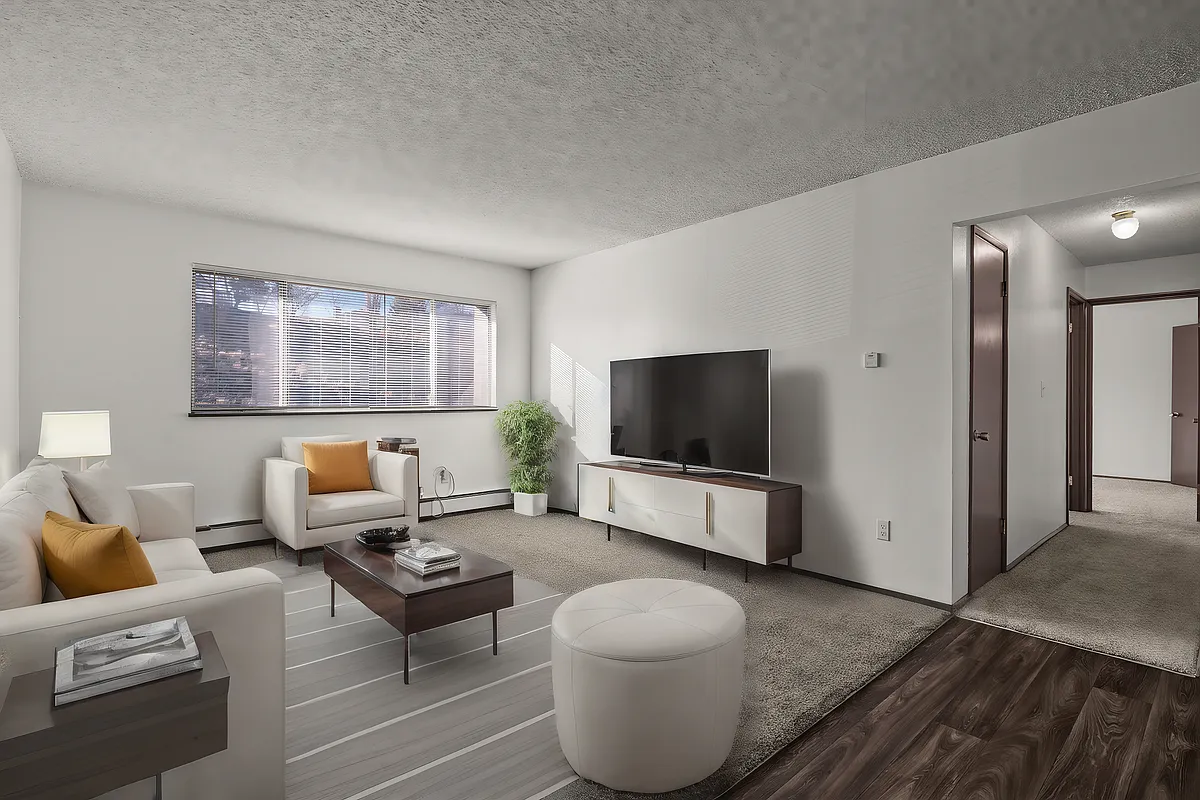 Living Room - Pronghorn Apartments