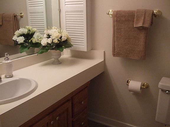 Nice size bath entry from the hall