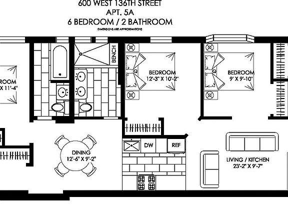 2nd image of 600 W 136th St APT 5A
