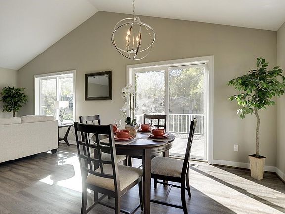 Quality built by Meadowcroft Homes, an A Maas company, featuring curtain rod backing at each window and patio door