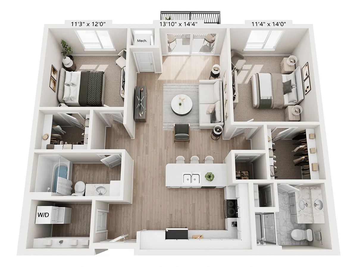 Floor plan Radiance