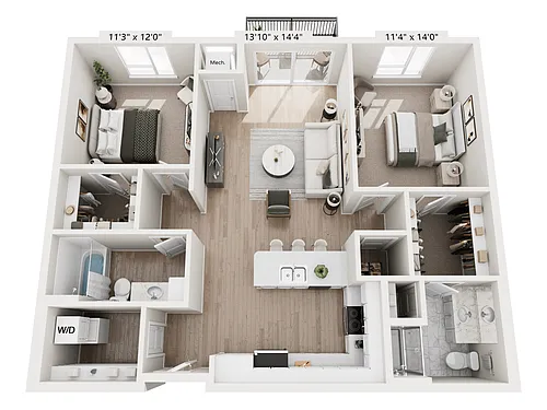 Floor plan Radiance