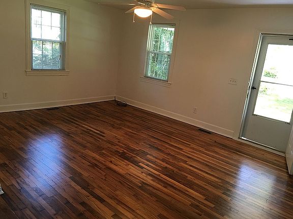 Refinished wood floors