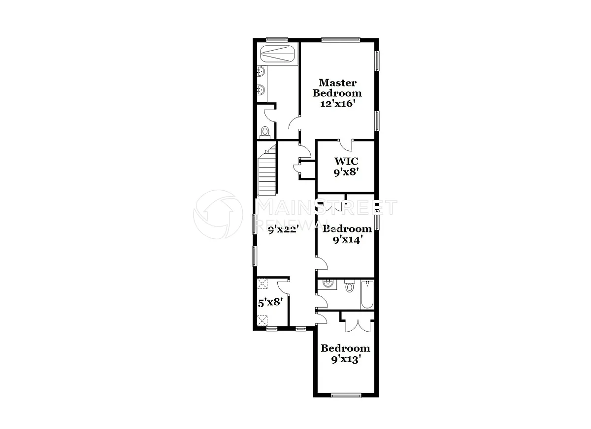 Floor Plan - 7242 Milestone Dr