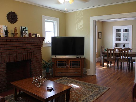 Living room to dining area.
