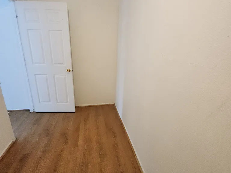 Storage area in laundry room