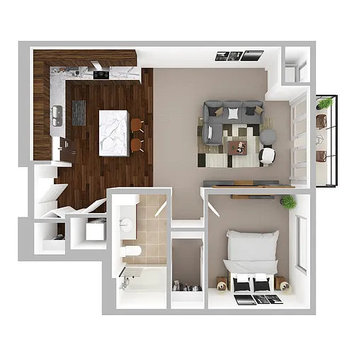 Floor plan 1C