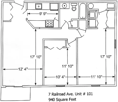 Floor plan 2 Bedroom