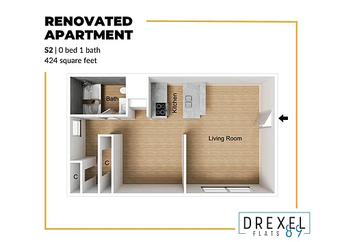 Floor plan S2 Renovated