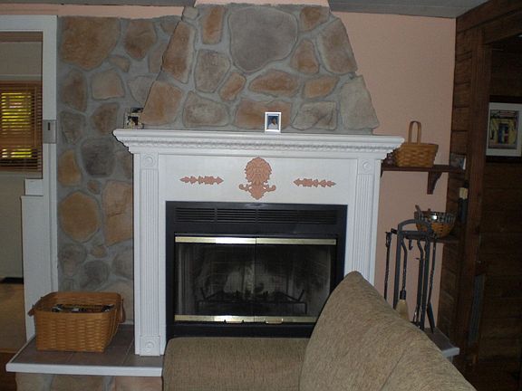 Living Room with Fireplace