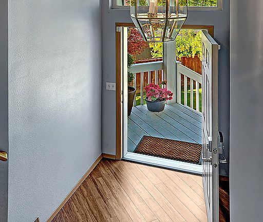 Inviting split level entry