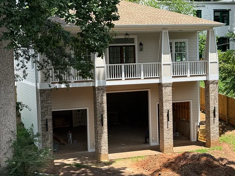 Before sod planted