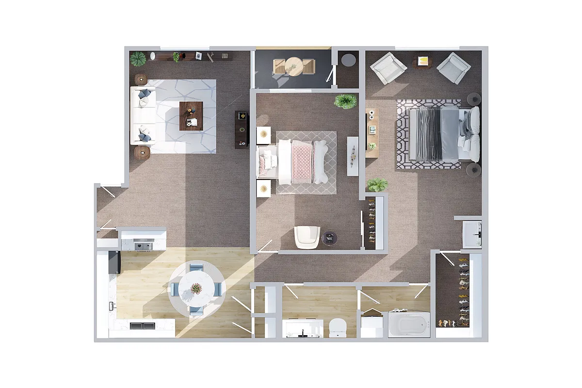 Floor plan 2x1 Classic