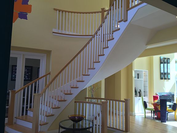 Curved staircases