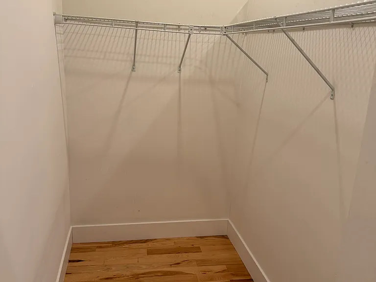 Left side master walk in closet