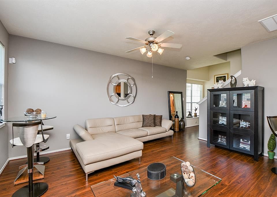 Another view of the open living space.