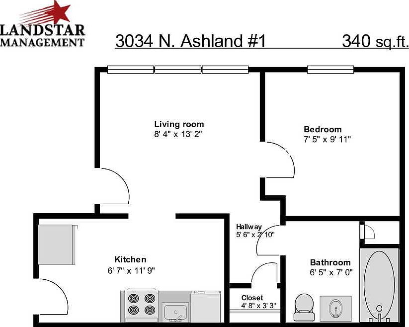 1st image of 3034 N Ashland Ave #1