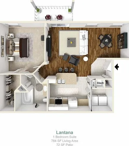 Lantana floor plan Villas at Gateway