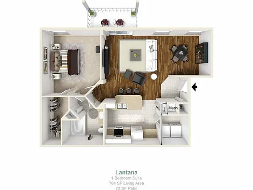 Floor plan Lantana
