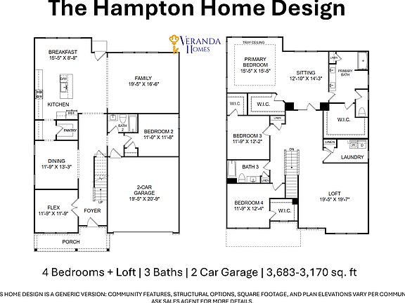 Hampton 4 Beds