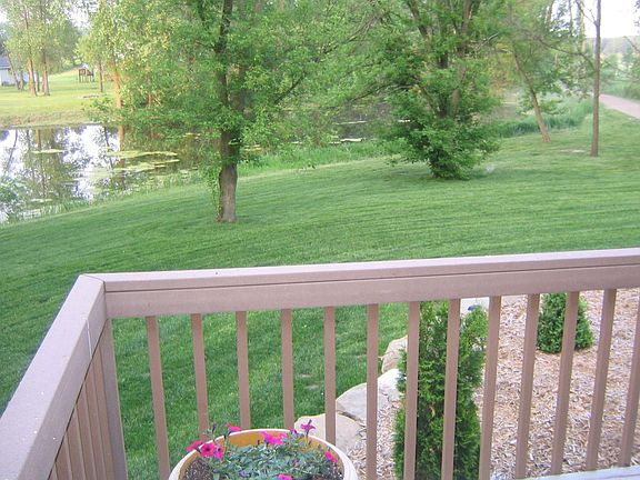View from deck to pond