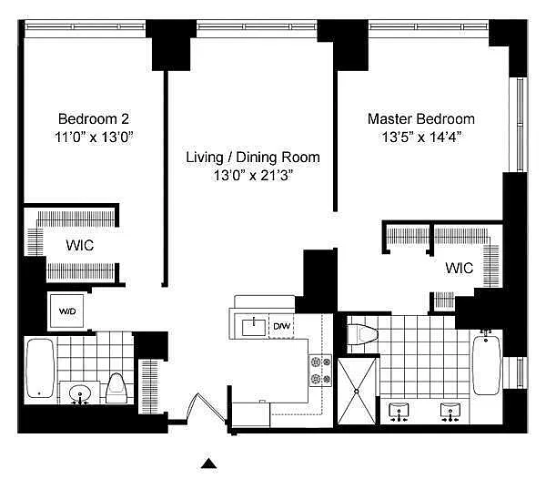 225 East 34 Street, New York, NY, 10016 photo #1 of 2: image of floorplan