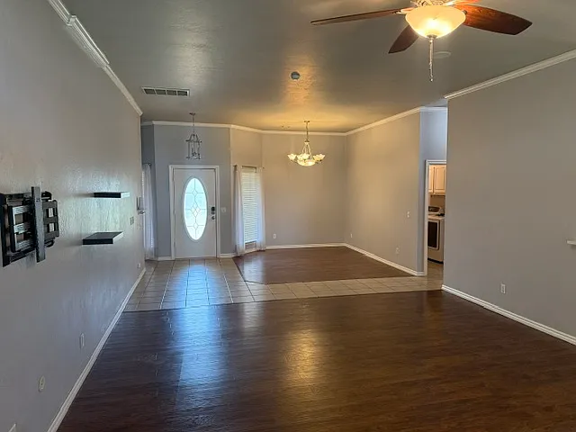 Living area and second dining area