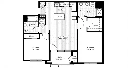 Floor plan 2H WEST