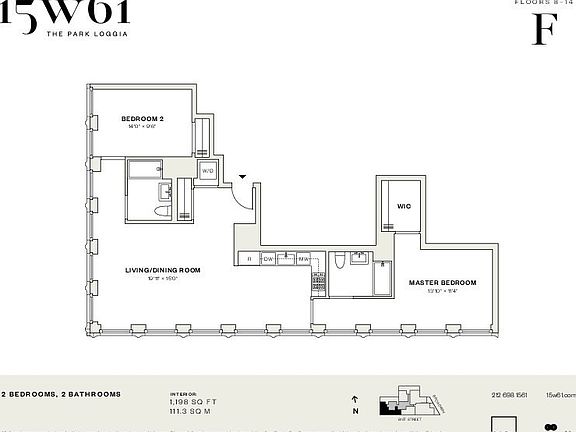 2nd image of 15 W 61st St #9F