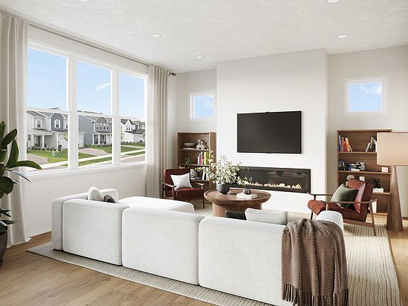 Living Room Rendering - Representational Photo