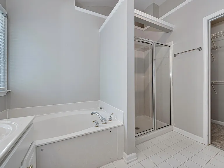 Master Bath Shower, Tub