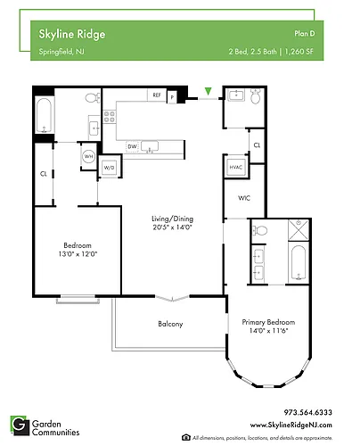 Floor plan $3.23/sq.ft. - Plan D