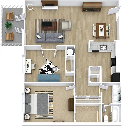 Floor plan A2 w/ Den
