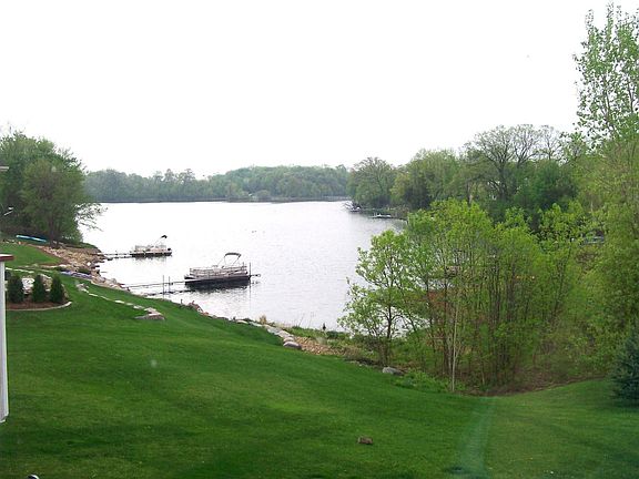 View from kitchen onto Mitchell Lake