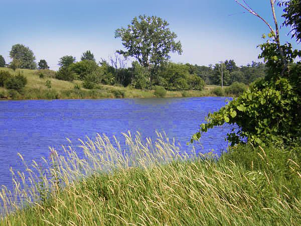 Lake is to the east