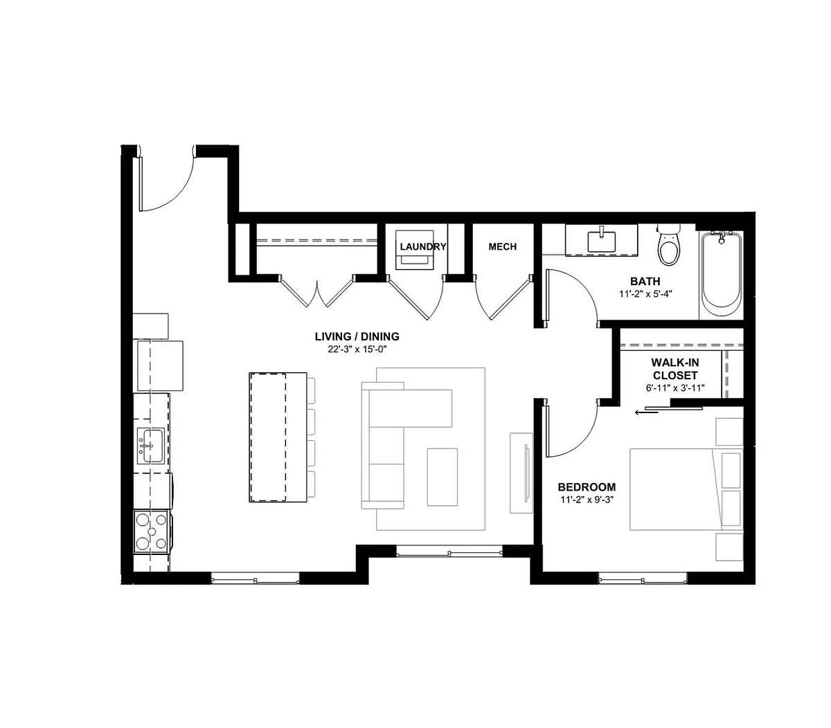 Floor plan Rowan