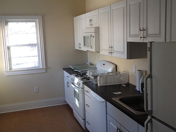 Kitchen and Window Overlooking Backyard