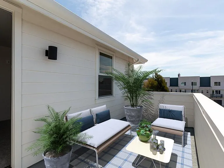 Private Deck off Bedroom