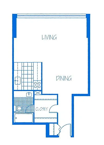 Floor plan Studio A