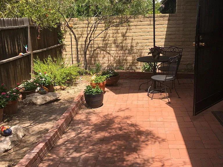 patio area